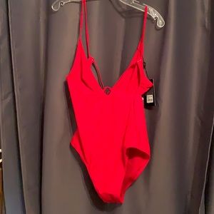 Ree Bees L brand new one piece swimsuit red